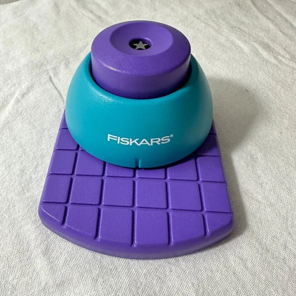 Paper Press and Punch Interchangeable Base with Star Punch